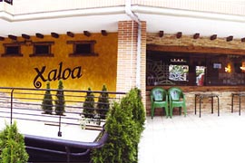 Exterior de la Pensión Xaloa