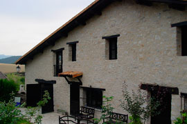 Front of the rural house