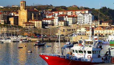 Getaria Hafen