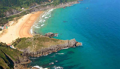 Vista aérea de Laga